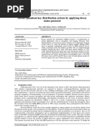 Secure Quantum Key Distribution System by Applying Decoy States Protocol