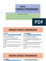 Present Perfect Progressive