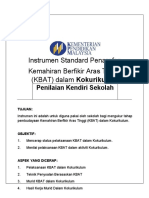 Instrumen Pemantauan Kbatkk Kendiri Kokurikulum Kelab Olahraga