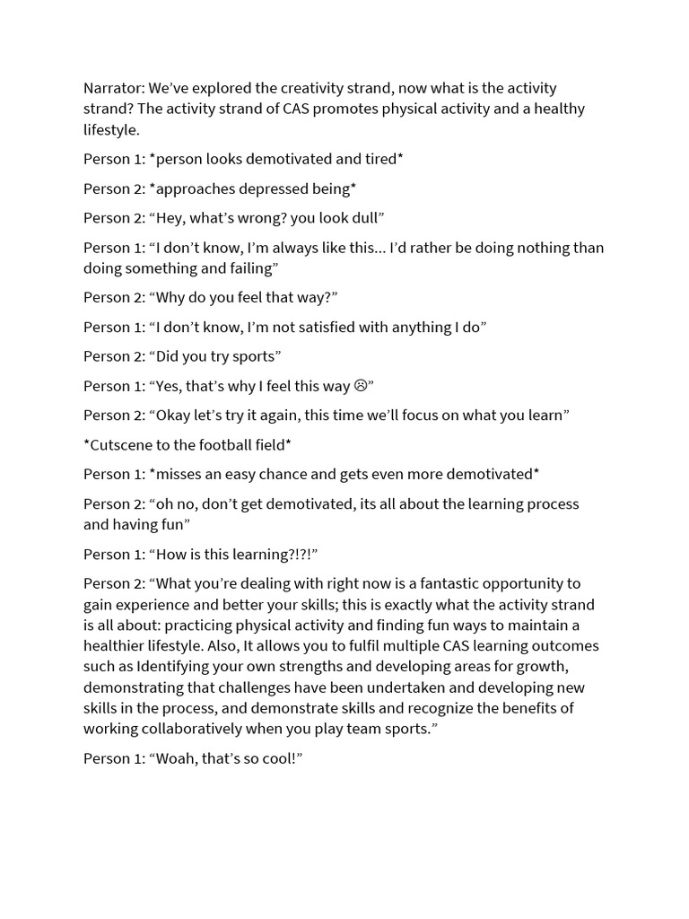CAS Script | PDF