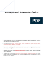 Secure Network Infrastructure Devices