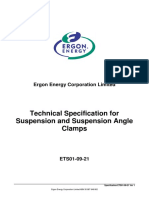 Technical Specification For Suspension and Suspension Angle Clamps