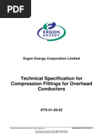 Technical Specification For Compression Fittings For Overhead Conductors