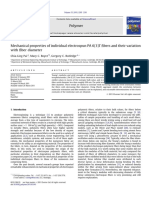 Propiedades Mecánicas de Las Fibras PA 6 (3) T Electrohiladas Individuales y Su Variación Según Su Diámetro de Fibra