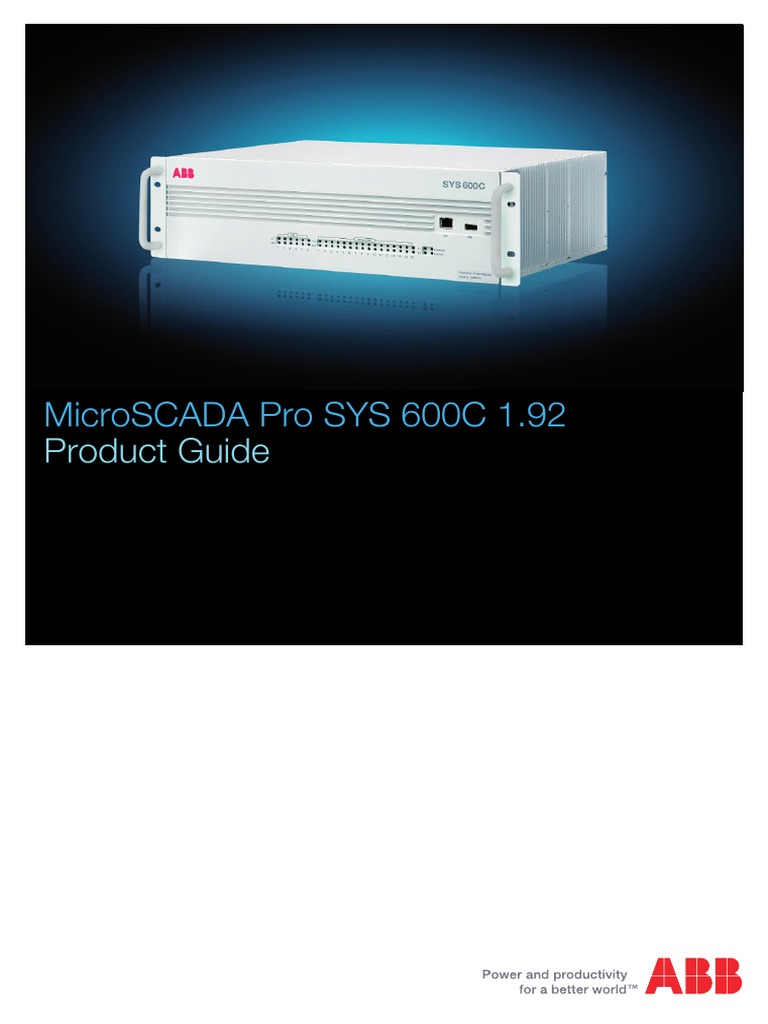 Microscada Pro Sys 600C 1.92: Product Guide | PDF | Server (Computing ...
