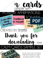 Sample Set-: Positive Affirmations For Kids