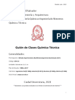 QTR115 - Guión de Clases Unidad 1 - Ciclo Ii - 2022