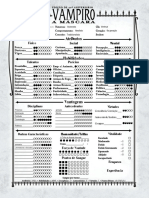 Ficha Editável - A Máscara - Ficha Com 100 Pontos Bons