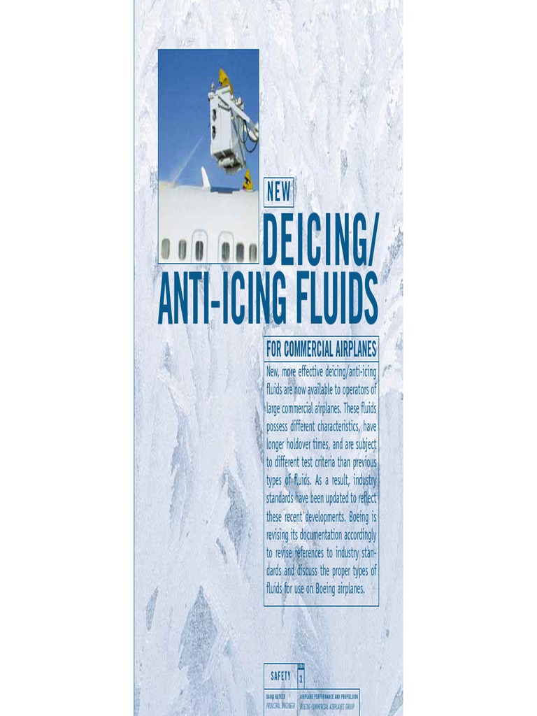 DeIcing and AntiIcing Fluids PDF Aerospace Aviation