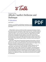 Alfredo Casella's Sicilienne and Burlesque