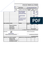 Actual Daily Itinerary And/ or Attendance Form For MC Field Employees