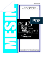 Jurnal Teknik Mesin Volume 22, No.2, Oktober
