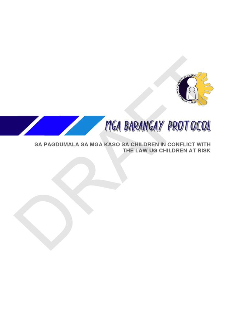 (CEB-POST) JJWC - Barangay Protocol (Clean) | PDF