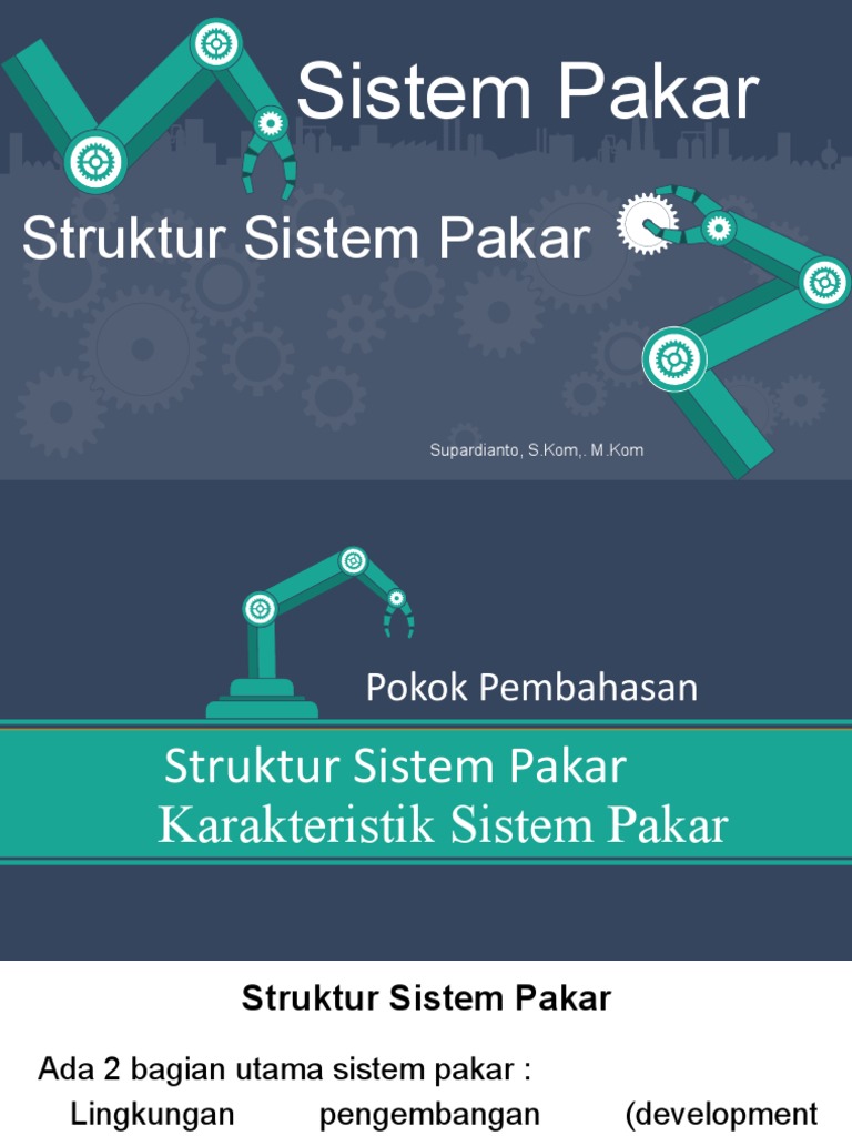 Komponen Utama Sistem Pakar | PDF