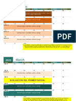 Calendario de Actividades 2022a