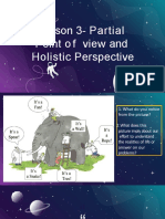 Lesson 3- Holistic and Partial Perspectives - For Hand Outs