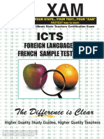 (XAM ICTS) Sharon Wynne - ICTS Foreign Language - French Sample Test 127 Teacher Certification, 2nd Edition (XAM ICTS) - XAMOnline - Com (2007)