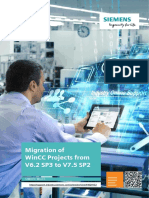 Migration of WinCC Projects From V6.2 SP3 To V7.5 SP2