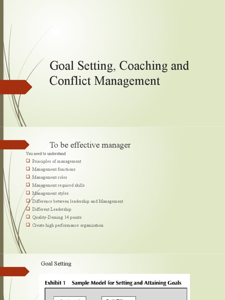 Management Skills for Leaders | PDF | Goal | Goal Setting