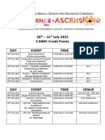 Schedule Confluence X Ascension 2022