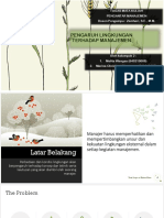 PENGARUH LINGKUNGAN TERHADAP MANAJEMEN (Kelompok 2)