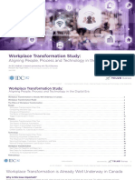 Workplace Transformation Study:: Aligning People, Process and Technology in The Digital Era