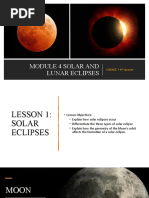 4TH Quarter Module 4 Solar and Lunar Eclipse