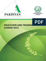 EDUCATION AND TRAINING SCHEME 2013