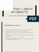 Chapter 1 - ARRAY OF OBJECTS v2