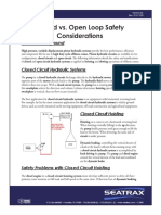 General Background Closed Circuit Hydraulic Systems Closed Circuit Hoisting Safety Problems With Closed Circuit Hoisting