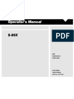 Genie S-80X Operator Manual