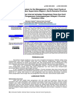 Internal Control System for Petty Cash Management