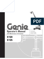 Genie S-120 Operator Manual