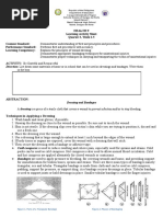 Health 9 Learning Activity Sheet Quarter 3, Week 2-5 Content Standard: Performance Standard: Learning Competency