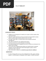 Play Therapy Basics & Techniques | PDF | Psychotherapy | Play Therapy
