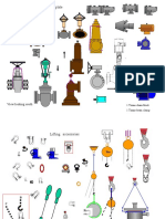 Valve template lifting plan