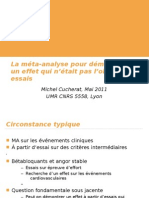 La Méta-Analyse Pour Démontrer Un Effet Qui N'était Pas L'objet Des Essais