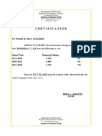 Certification IPCR