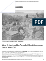 What Archeology Has Revealed About Capernaum, Jesus' "Own City" - Bible Reading Archeology