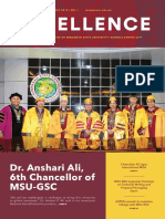 Excellence: Dr. Anshari Ali, 6th Chancellor of Msu-Gsc