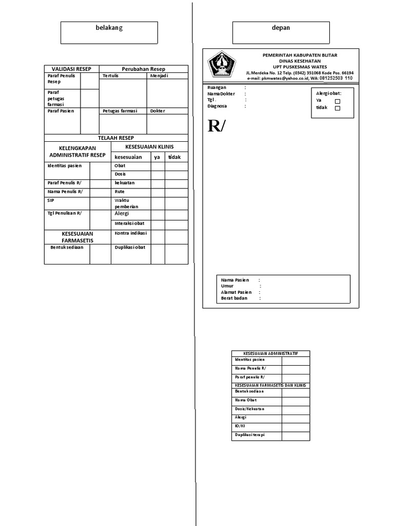 Format Resep New | PDF