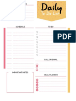 Daily To Do List Template - TemplateLab