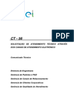 CT 56.4 - Solicitação de atendimento técnico através dos canais de atendimento eletrônico