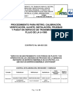 P136-P&c-Aci-15-06-015 Procedimiento Manteniemiento Transmisores de Flujo FT U-1500