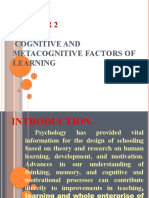 Congnitive and Meta Cognitive