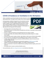 COVID-19 Guidance On Ventilation in The Workplace: ASHRAE Recommends