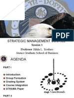 Strategic Management Course: Hilda L. Teodoro Ateneo Graduate School of Business