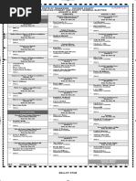 Dickson County August 4 Election Sample Ballot 2022