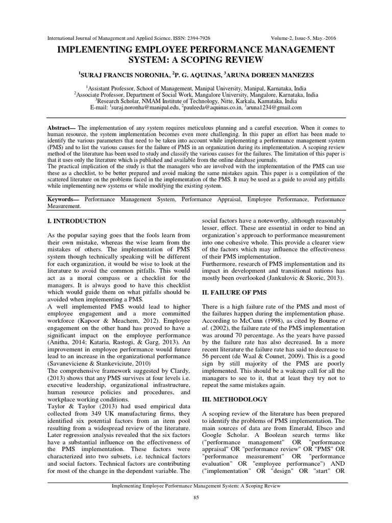 Employee Performance Management Insights | PDF | Performance Appraisal ...