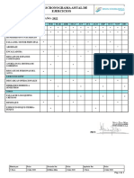 FSE-002 CRONOGRAMA ANUAL DE EJERCICIOS Año 2022